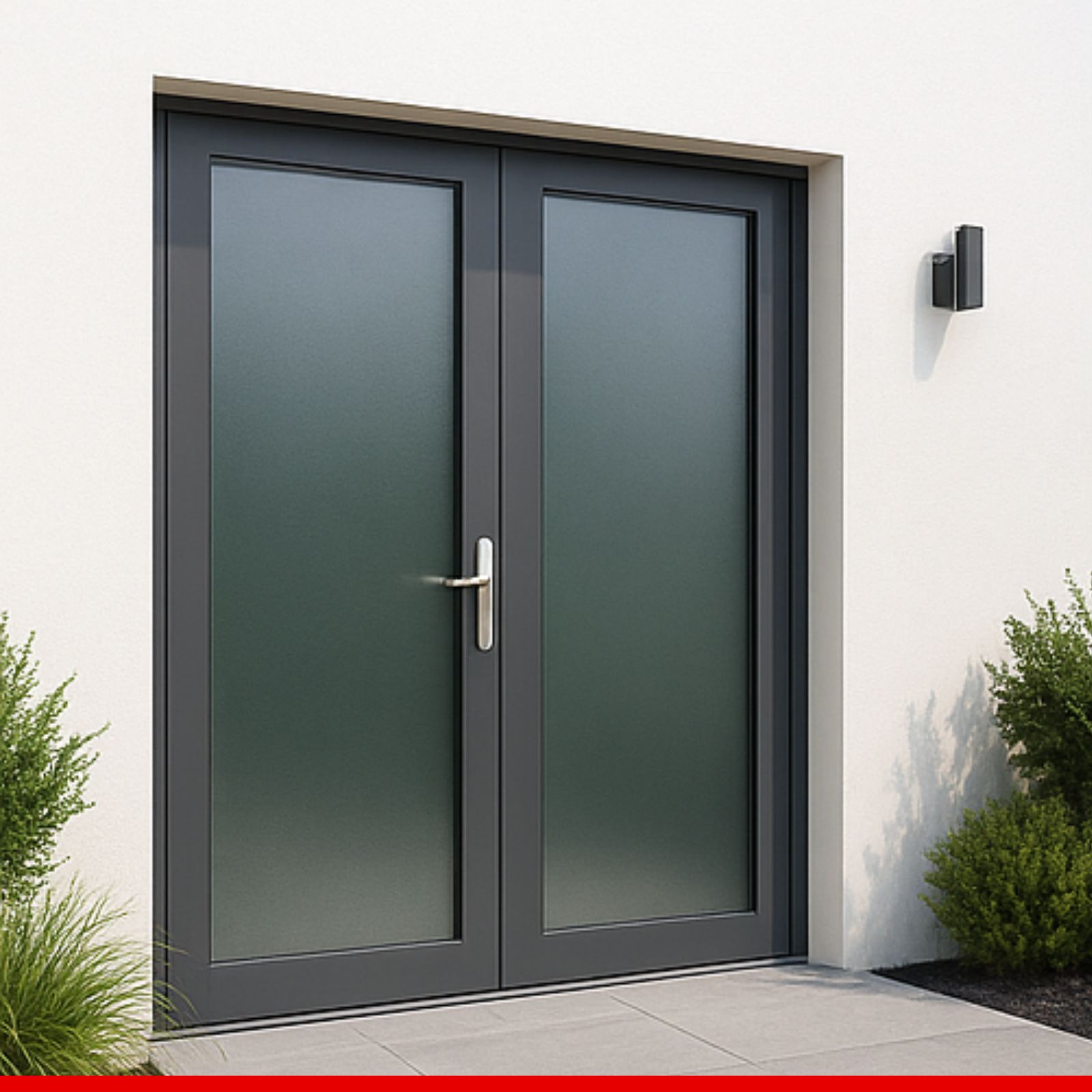 Pintu Aluminium Hadirkan tampilan modern dan tahan lama dengan pintu aluminium berkualitas tinggi yang ringan, anti karat, dan mudah dirawat.