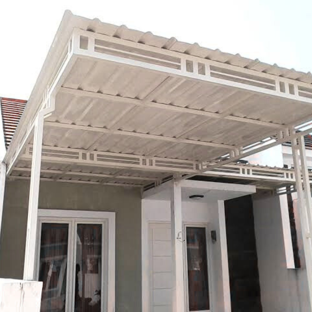 Pak Budi - Bantul Kanopi rumah saya sekarang terlihat modern dan lebih adem. Proses pemasangan cepat dan hasilnya kokoh. Mantap pelayanannya, recommended!!!
